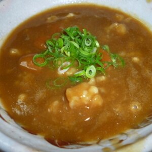 簡単！！カレーすいとん　-もちもちです-